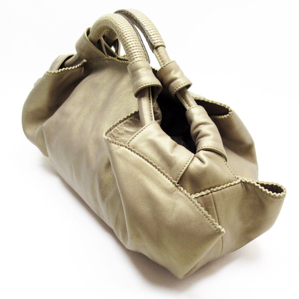 Loewe Aire Nappa leather gold handbag Gold